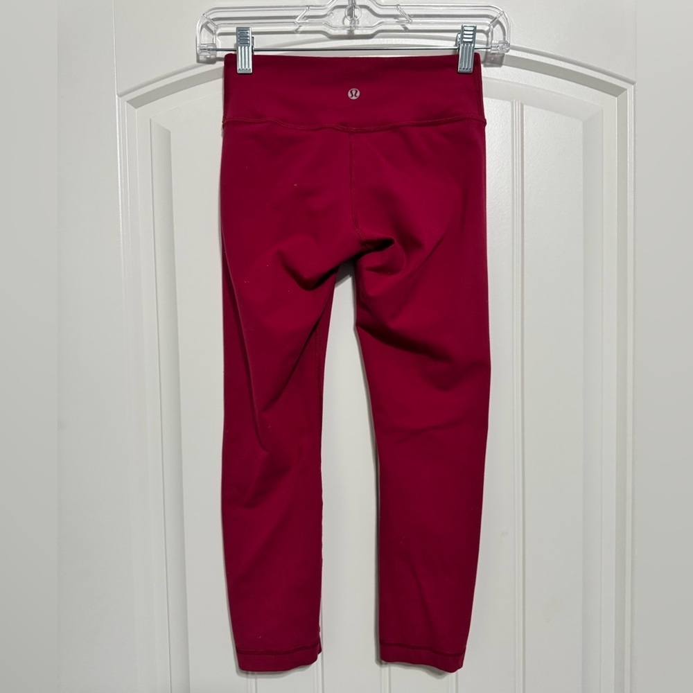 Lululemon Athletica Red Leggings - Picture 2 of 7